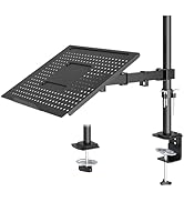 Redbat Bras pour ordinateur portable jusqu'à 43,2 cm - Hauteur réglable - Poids du bureau