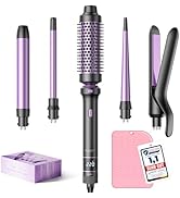 Boucleur à Cheveux BESTOPE PRO 5 en 1 - Fer à Boucler Avec un Lisseur Cheveux,Brosse Thermique, B...