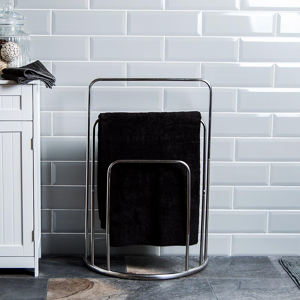 Bath Vida - porte-serviettes 3 niveaux - 24x50x80 cm - métal chromé