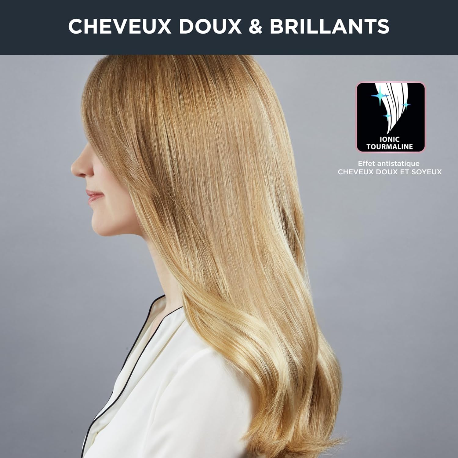 Rowenta - Pro Expert - sèche-cheveux 2100W, tourmaline, moteur AC, air froid, CV8825F0