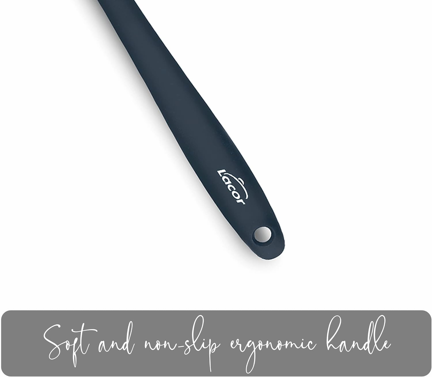 Lacor - spatule silicone écologique, 27,5 cm, sans BPA, 64464