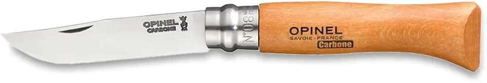 Opinel - n°8 traditionnel - lame 8,5 cm - acier carbone, manche bois