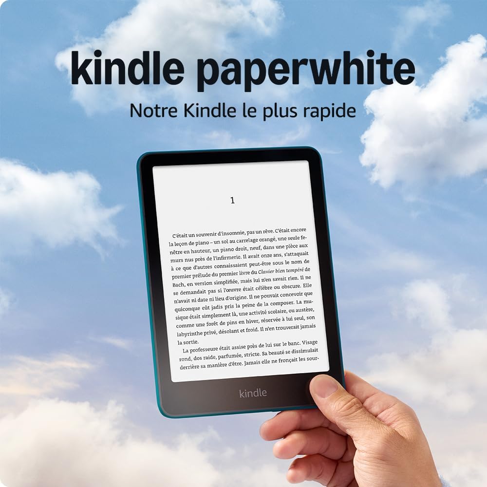maxy-dealz - Kindle Paperwhite nouvelle génération - 16 Go - écran antireflets, autonomie longue, Vert jade