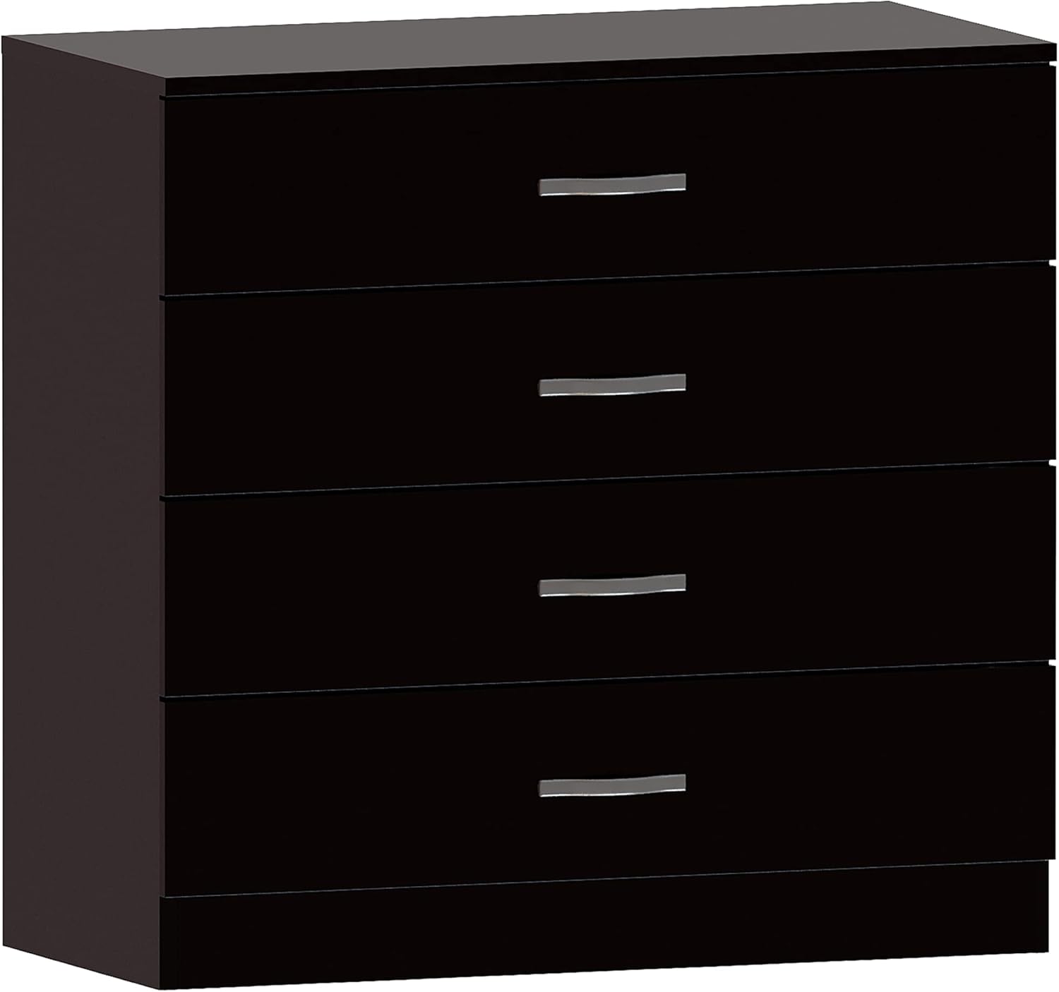 Vida Designs – Riano pin – commode 4 tiroirs – poignées métal robustes