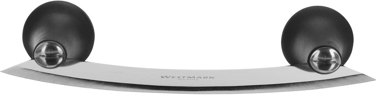 Westmark - couteau hachoir/coupe-pizza, 17 cm, inox/plastique, 12932270