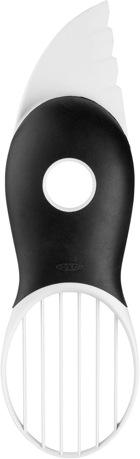 OXO Good Grips – coupe-avocat 3 en 1 – lame dénoyauter, trancheuse – 15 cm
