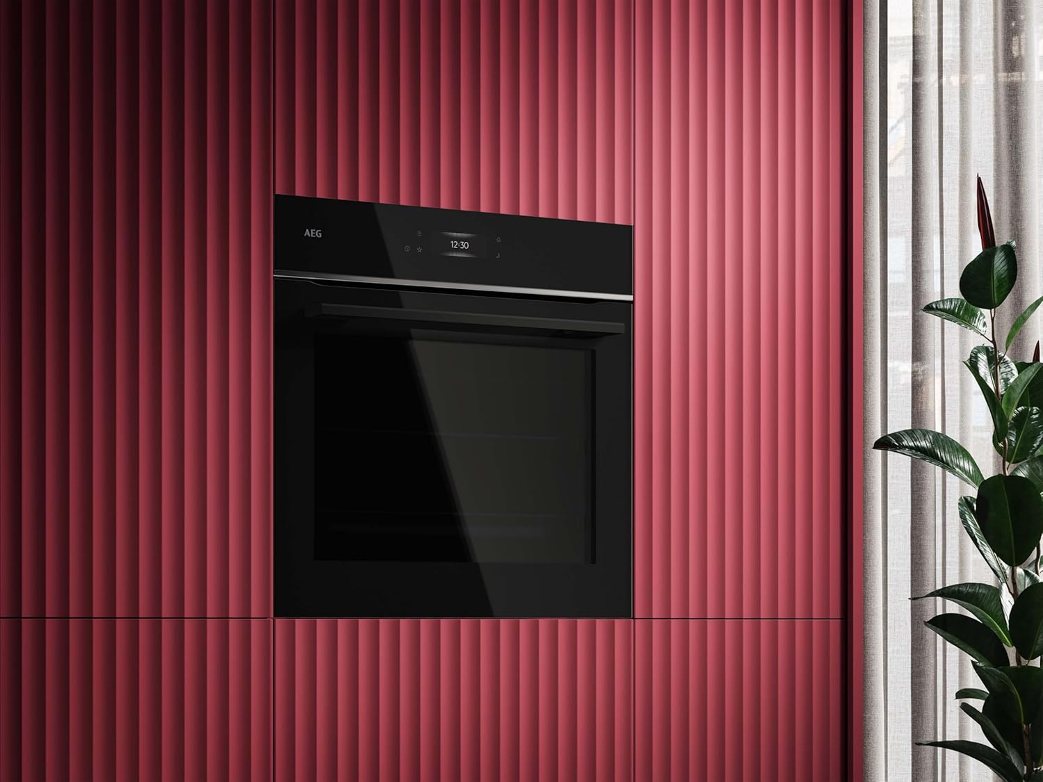 AEG - Four encastré Série 7 - cuisson précise, WiFi, auto-nettoyage