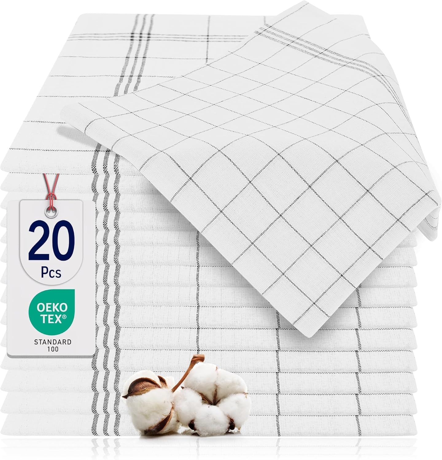 BARBONS - torchons cuisine premium - 50x70 cm - coton ultra absorbant