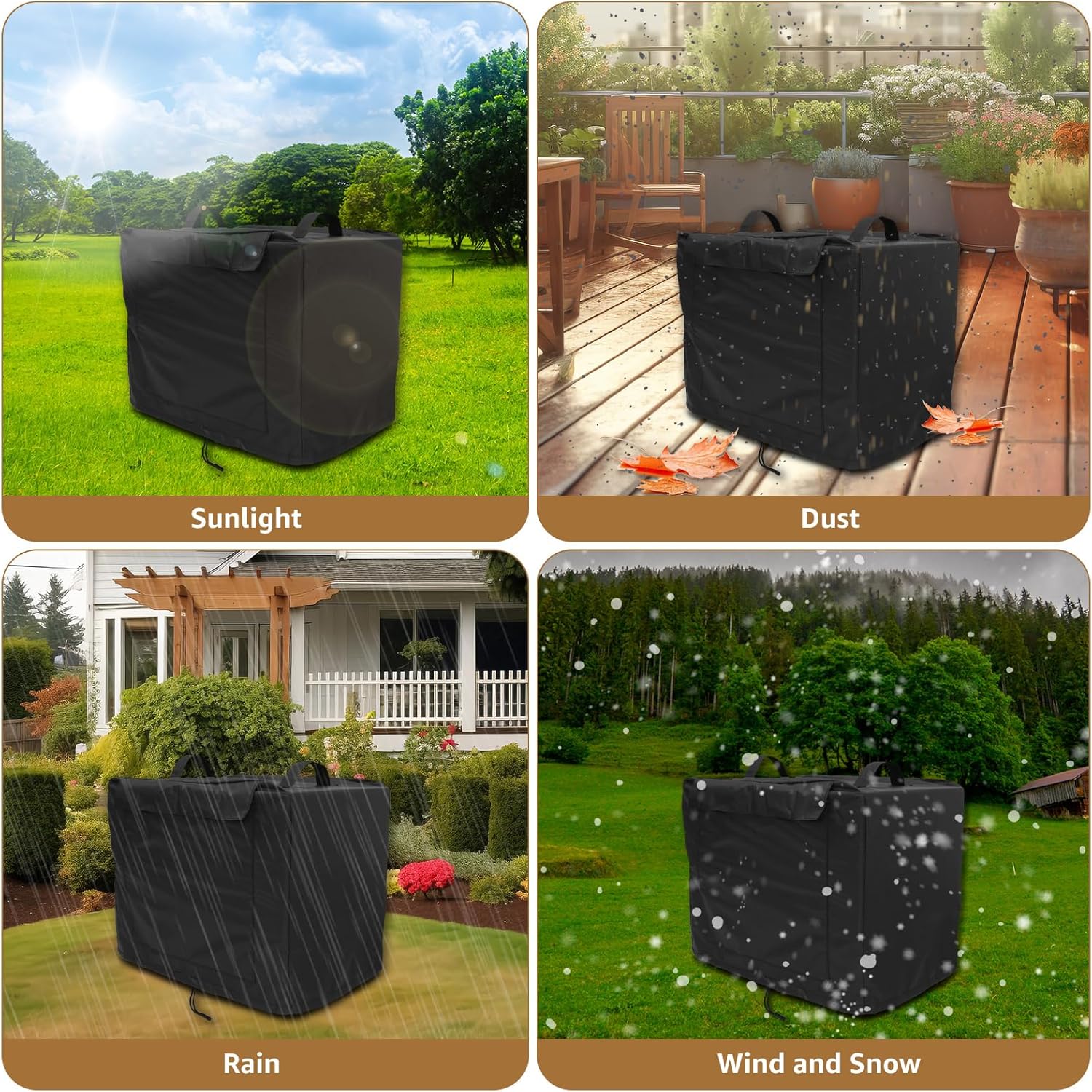 Housse de trancheuse universelle - 54,6x45,7x45 cm - Oxford 420D étanche et résistante