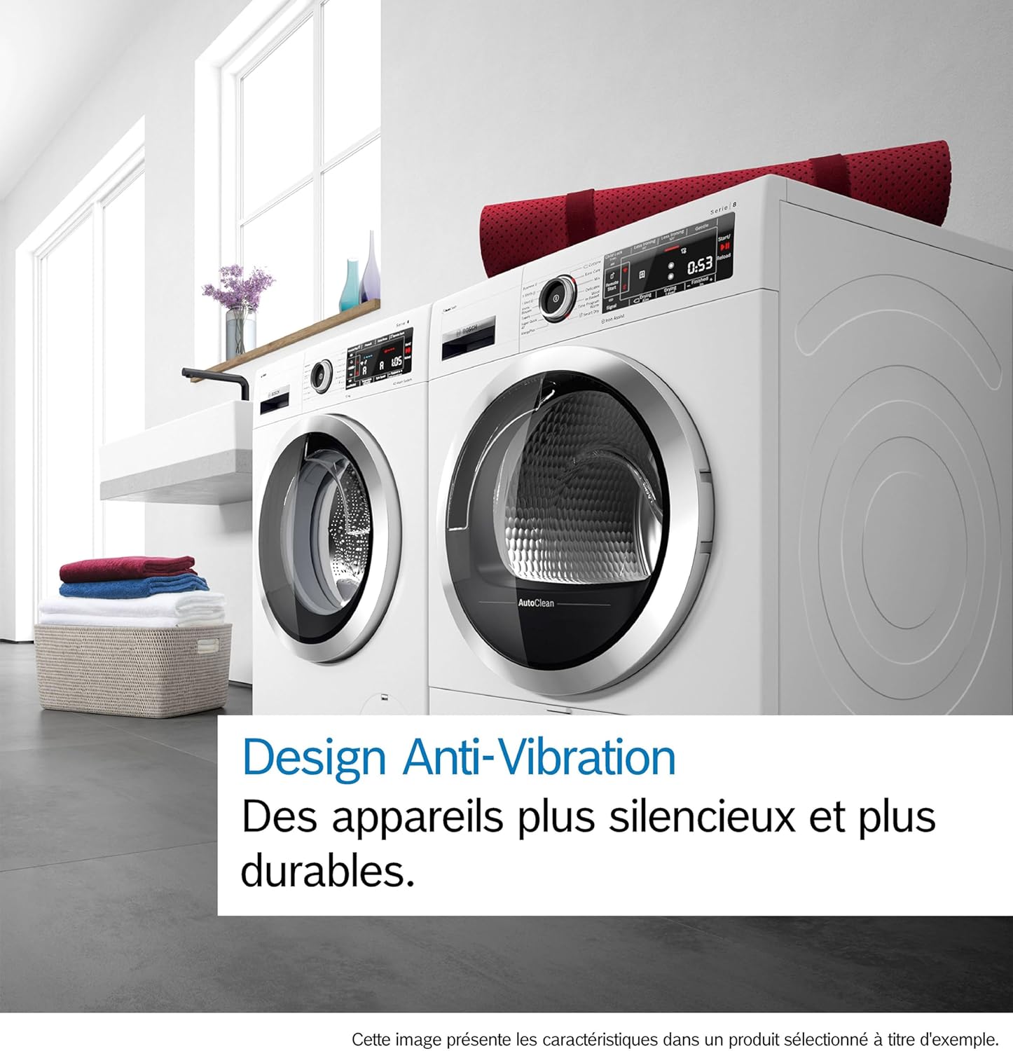 Bosch Série 6 sèche-linge pompe à chaleur 9 kg blanc WQG13500FR