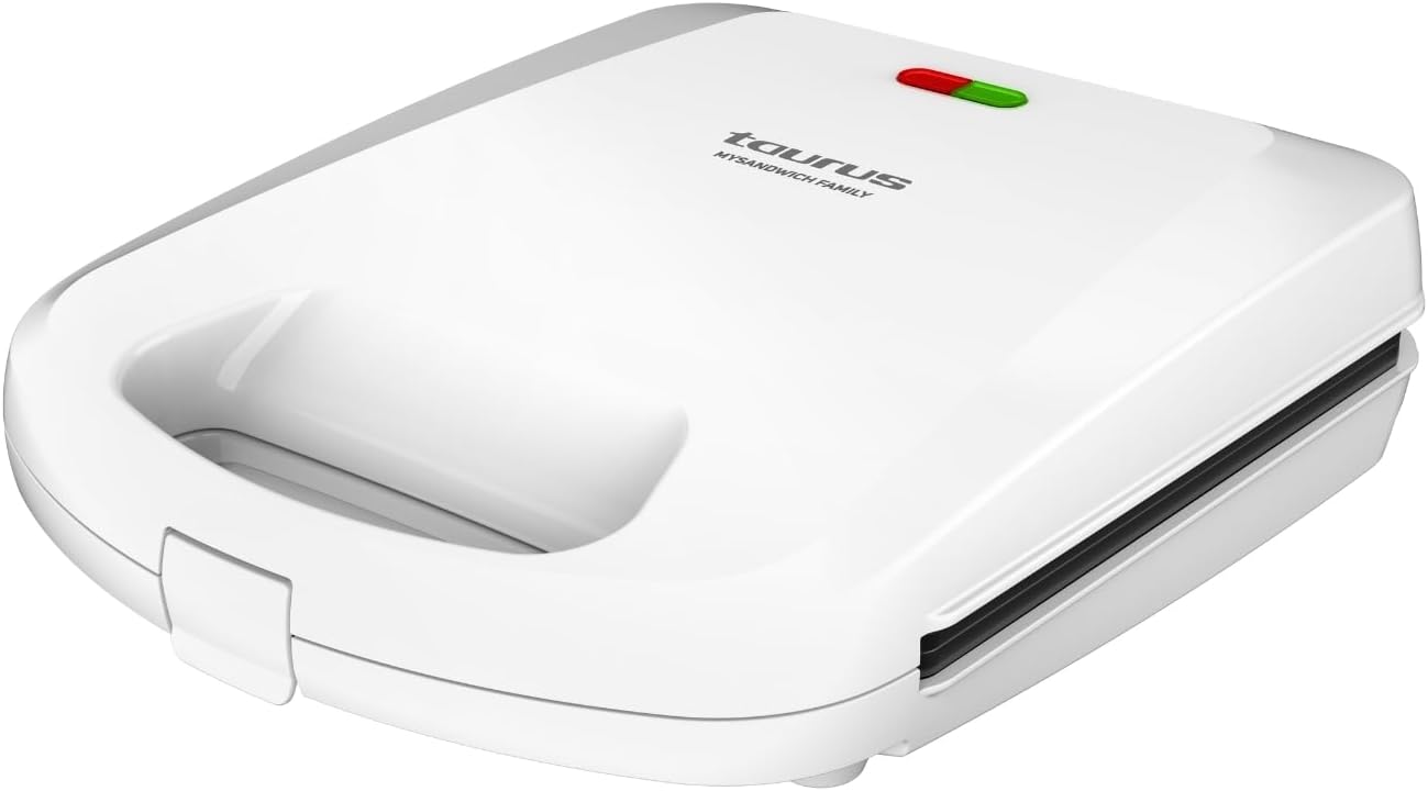 Taurus - MySandwich Family - 26x22 cm - 4 sandwichs, 1200W, plaques antiadhésives, poignée froide