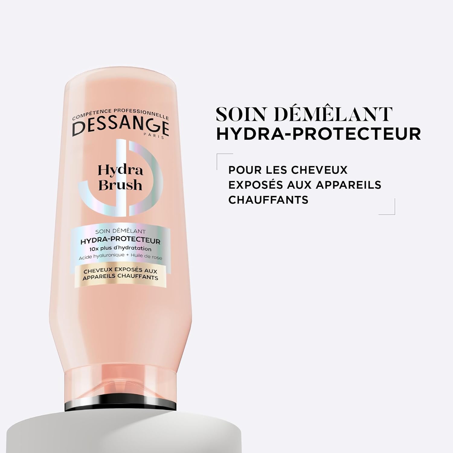 DESSANGE - Hydra-Protectrice Hydra Brush - 280/225/140ml - Hydrate, protège cheveux exposés appareils chauffants