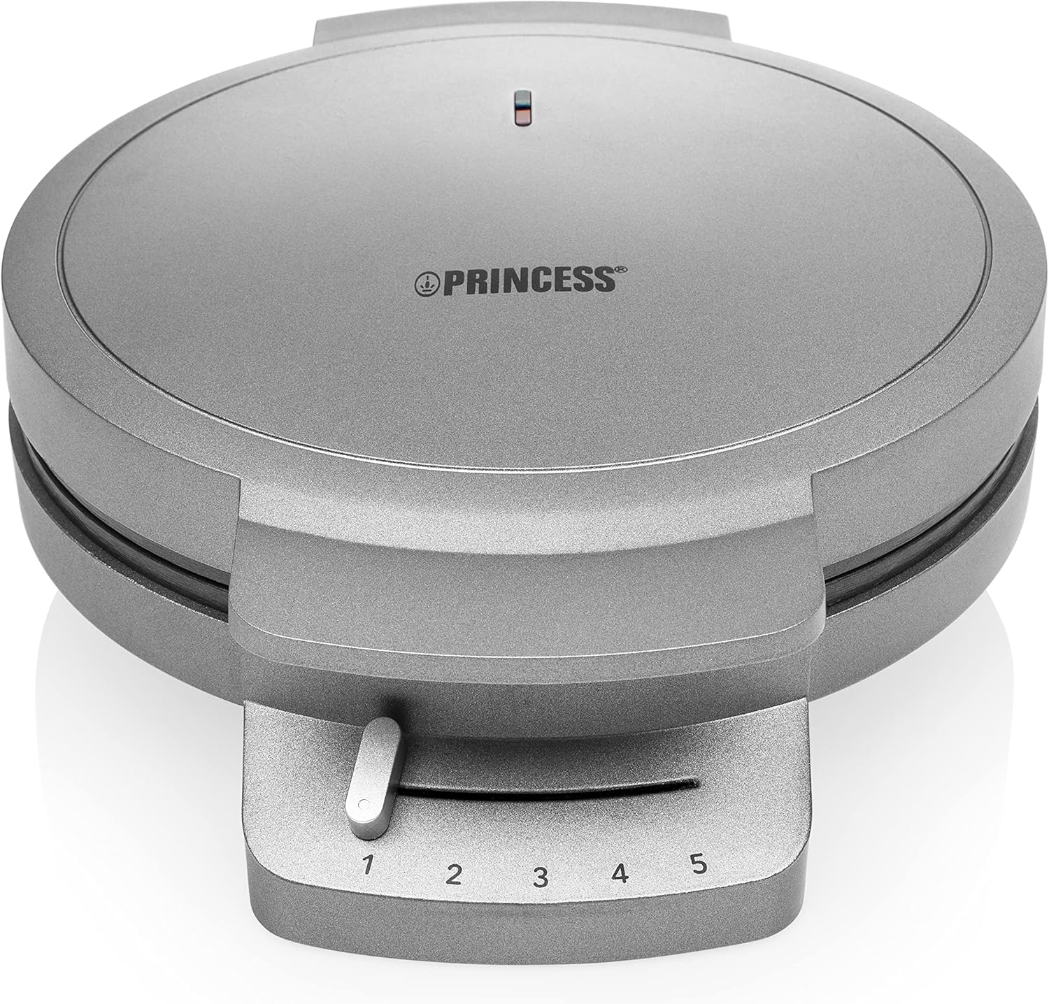 Princess - Gaufrier Deluxe - 5 coeurs, 1200W, inox - 132380