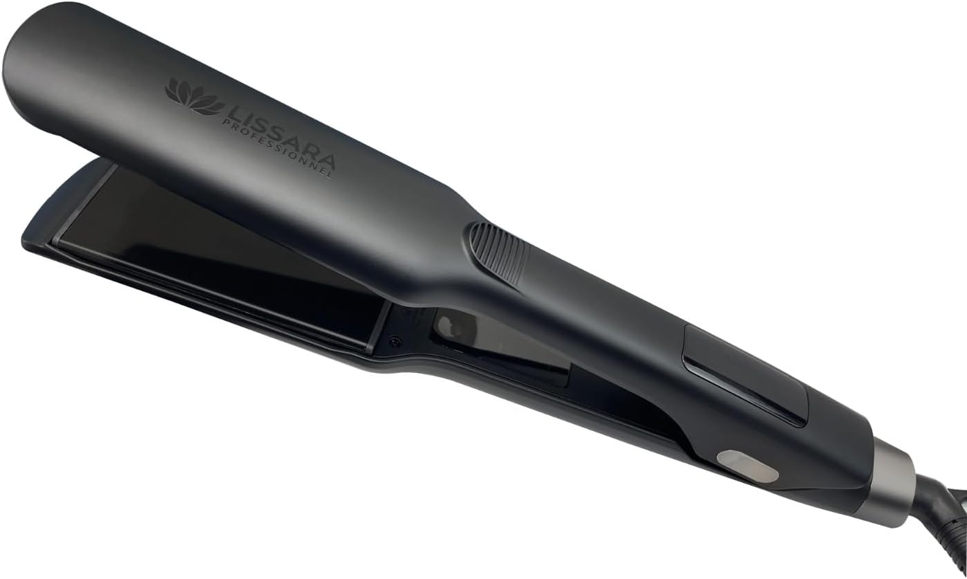 LISSARA - Wide Evolv - plaques larges titane noir, chauffe 250°C