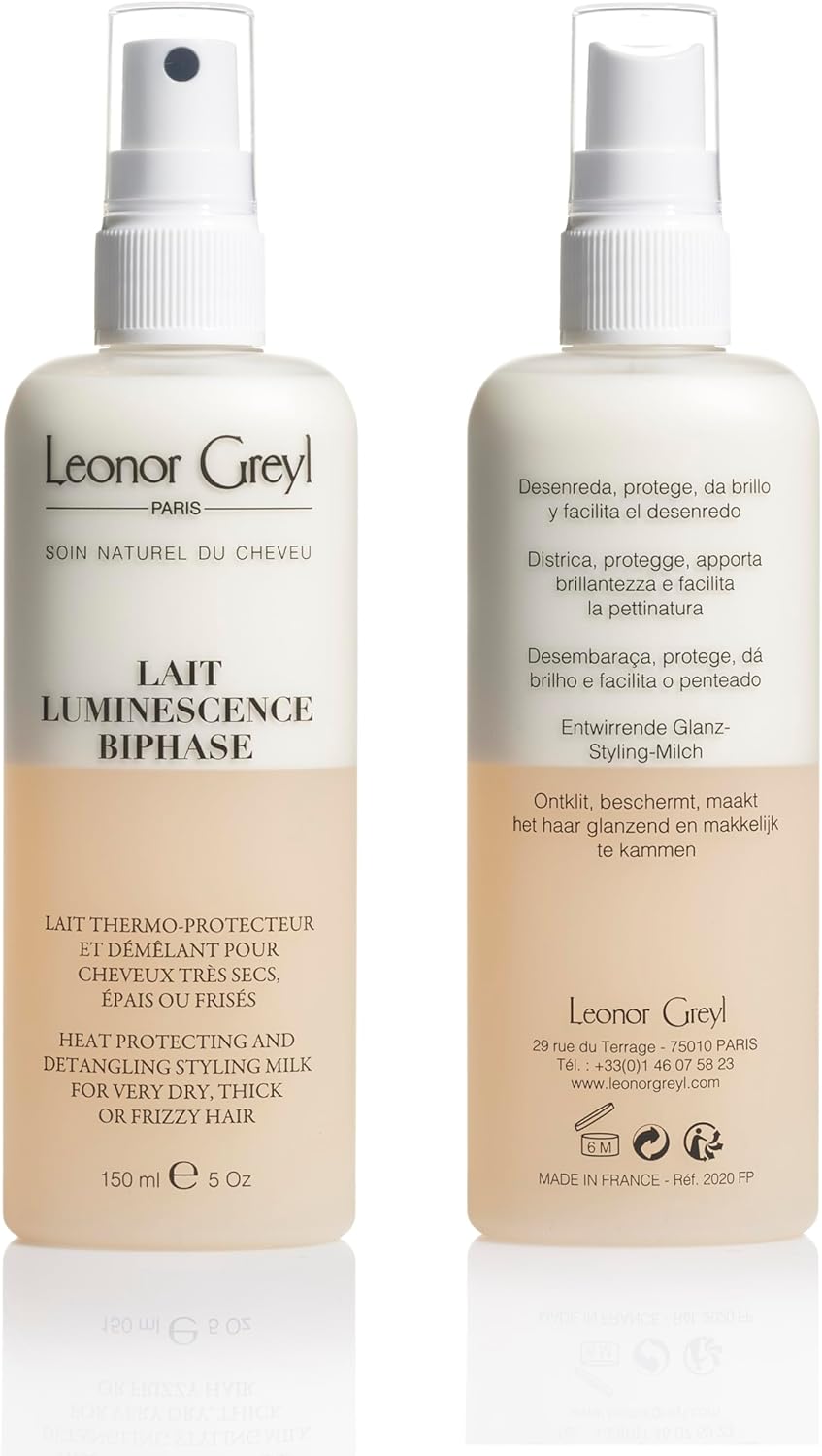 Lait démêlant protecteur cheveux - 150ml - éclat et protection