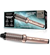 REVAMP Brosse Chauffante Céramique - 40mm Brosse Bouclante Ronde, Technologie Ionique, Huiles Pro...