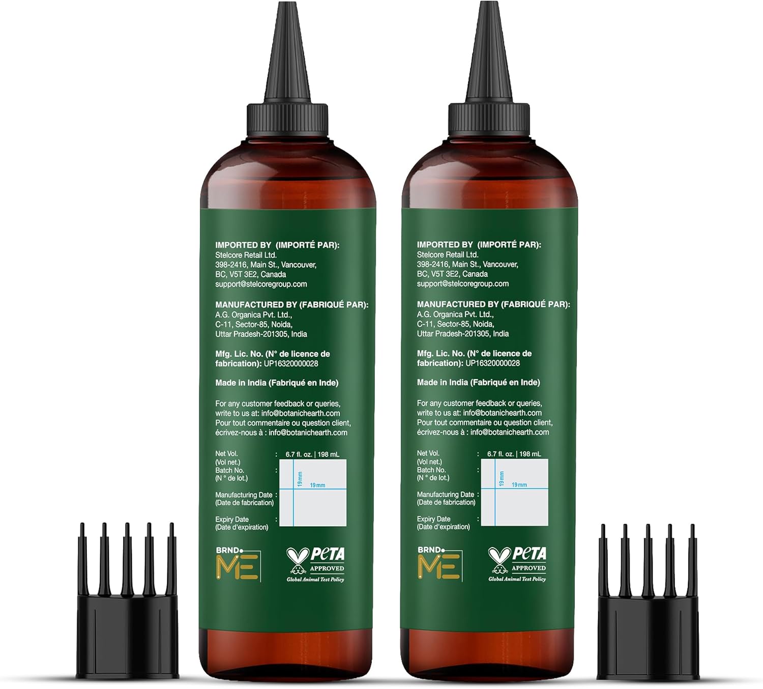 Botanic Hearth - Huile Tea Tree - 20ml x2 - Jojoba, pépins de raisin, apaisant cuir chevelu