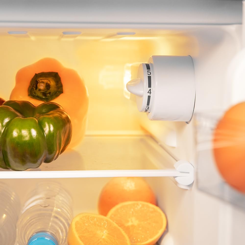 Cecotec - Bolero CoolMarket 2D Origin 86 - 89,3x48,7cm - 86L, No Frost, lumière, bleu - 2 portes