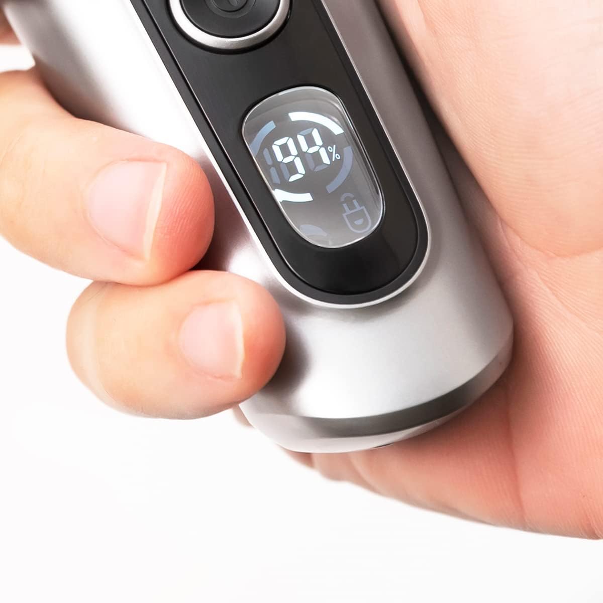 Cecotec - Bamba PrecisionCare - tondeuse 30mm, titane, sans fil, 90min, écran