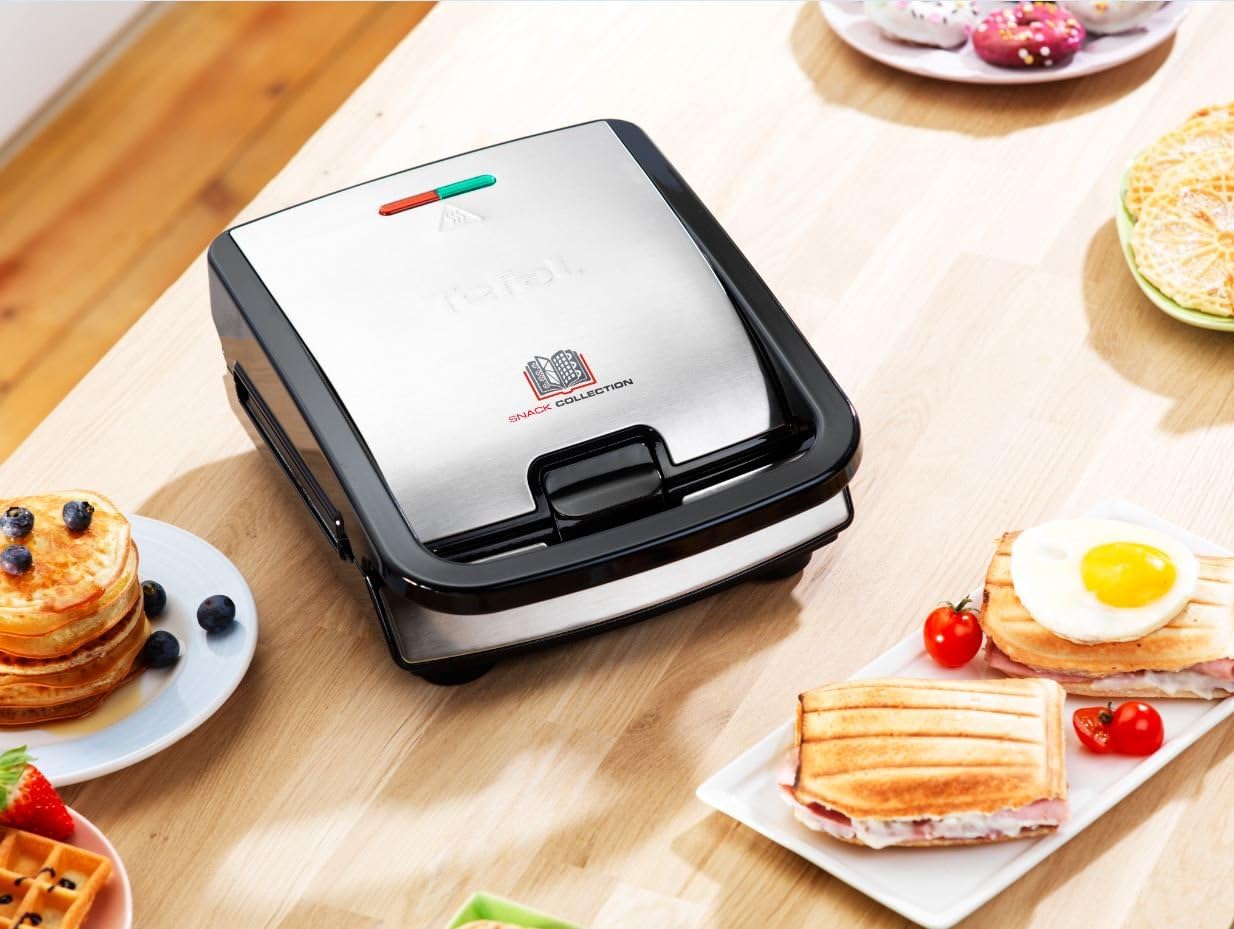 Tefal - Snack Collection - 2 plaques pancakes, livre recettes - XA801012