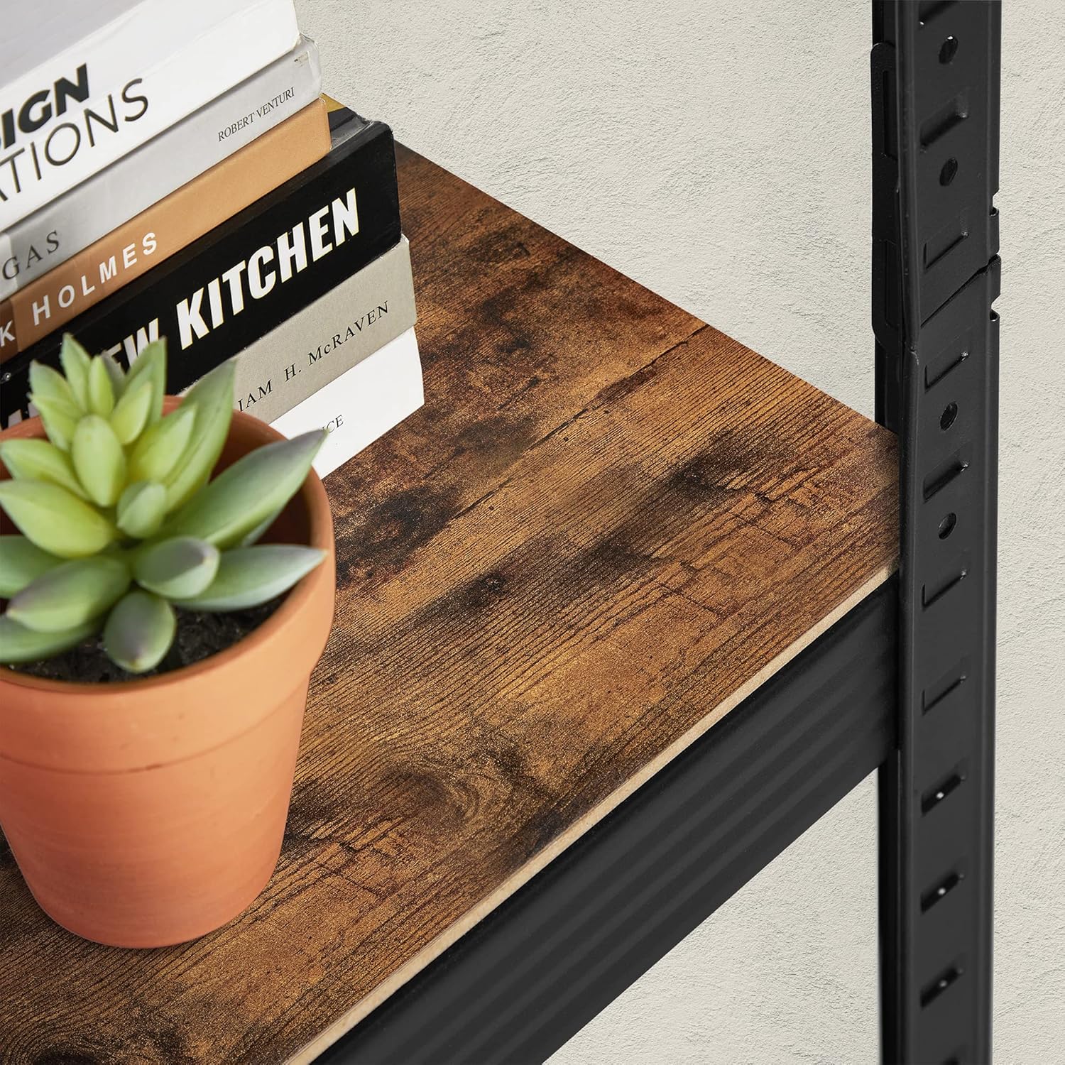 SONGMICS - étagère 5 niveaux 37x37x150cm, 400kg, réglable, industriel GLR037B02