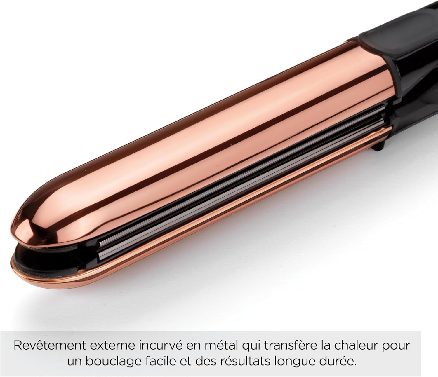 BaByliss - Straight And Curl Brilliance - plaques titane, ionique, 5 températures, chauffe rapide - ST482E