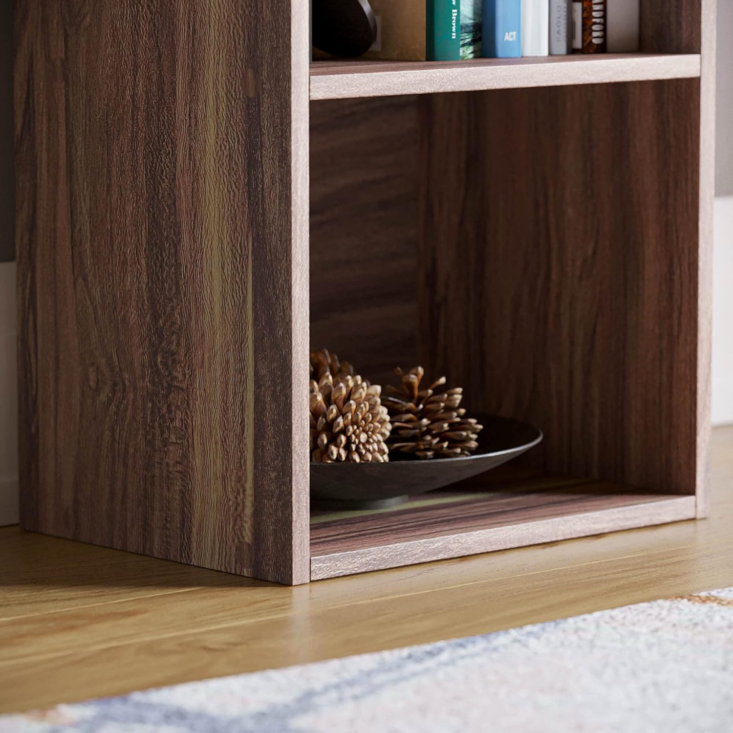 Vida Designs - Oxford 2 niveaux - 54x32x24cm - bibliothèque moderne, rangement compact