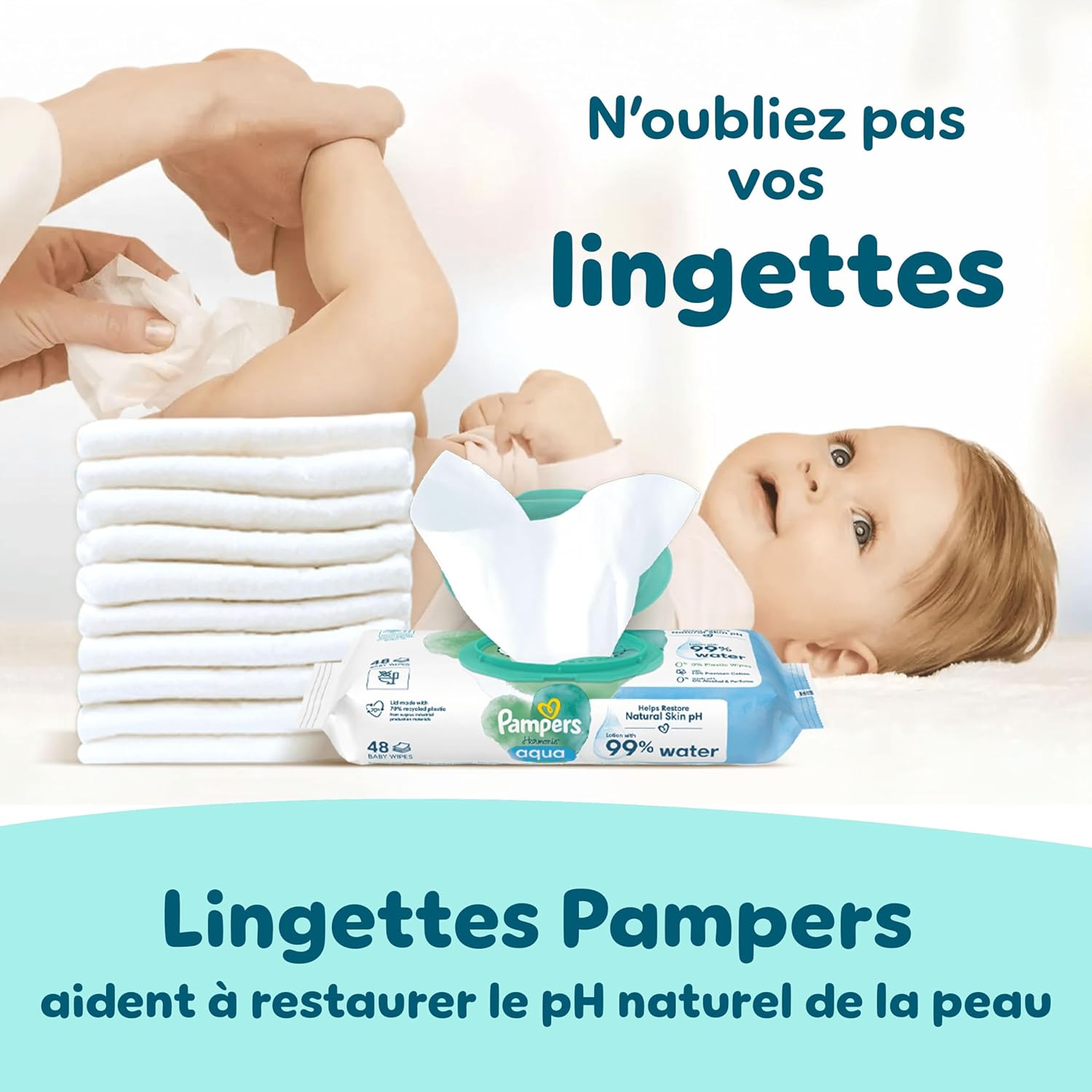 Pampers - Premium Protection taille 2 - 4-8kg - 240 couches, double protection fuites et peau