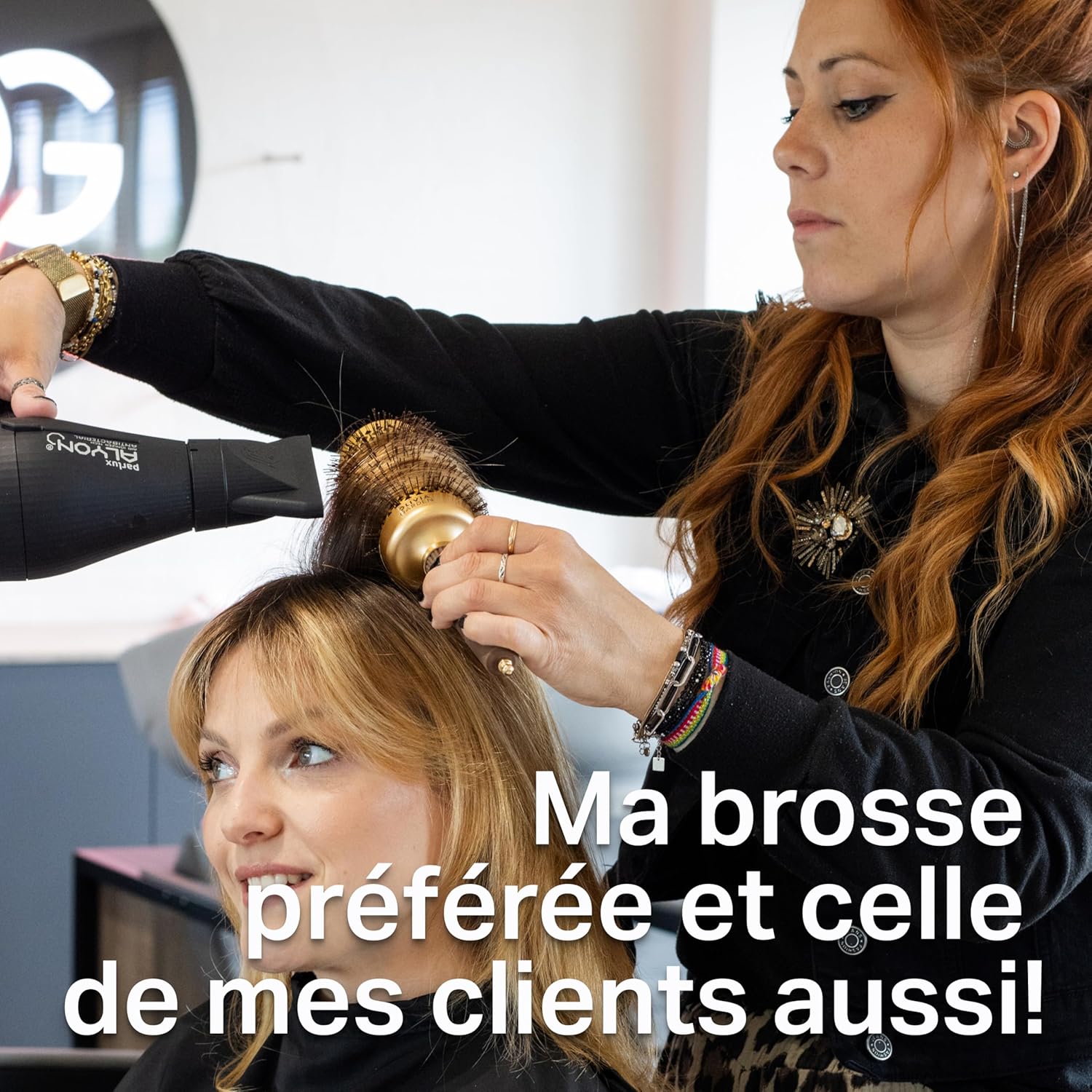 Olivia Garden - Expert Blowout Shine - ronde céramique antistatique - brushing sans frisottis