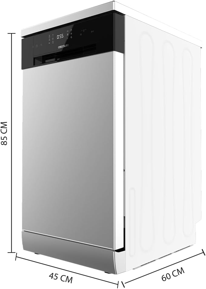 Cecotec - Bolero Aguazero - 45 cm - 11 couverts, 6 programmes, 1850 W, E, Dual Zone, Départ Différé, AquaStop, 4201