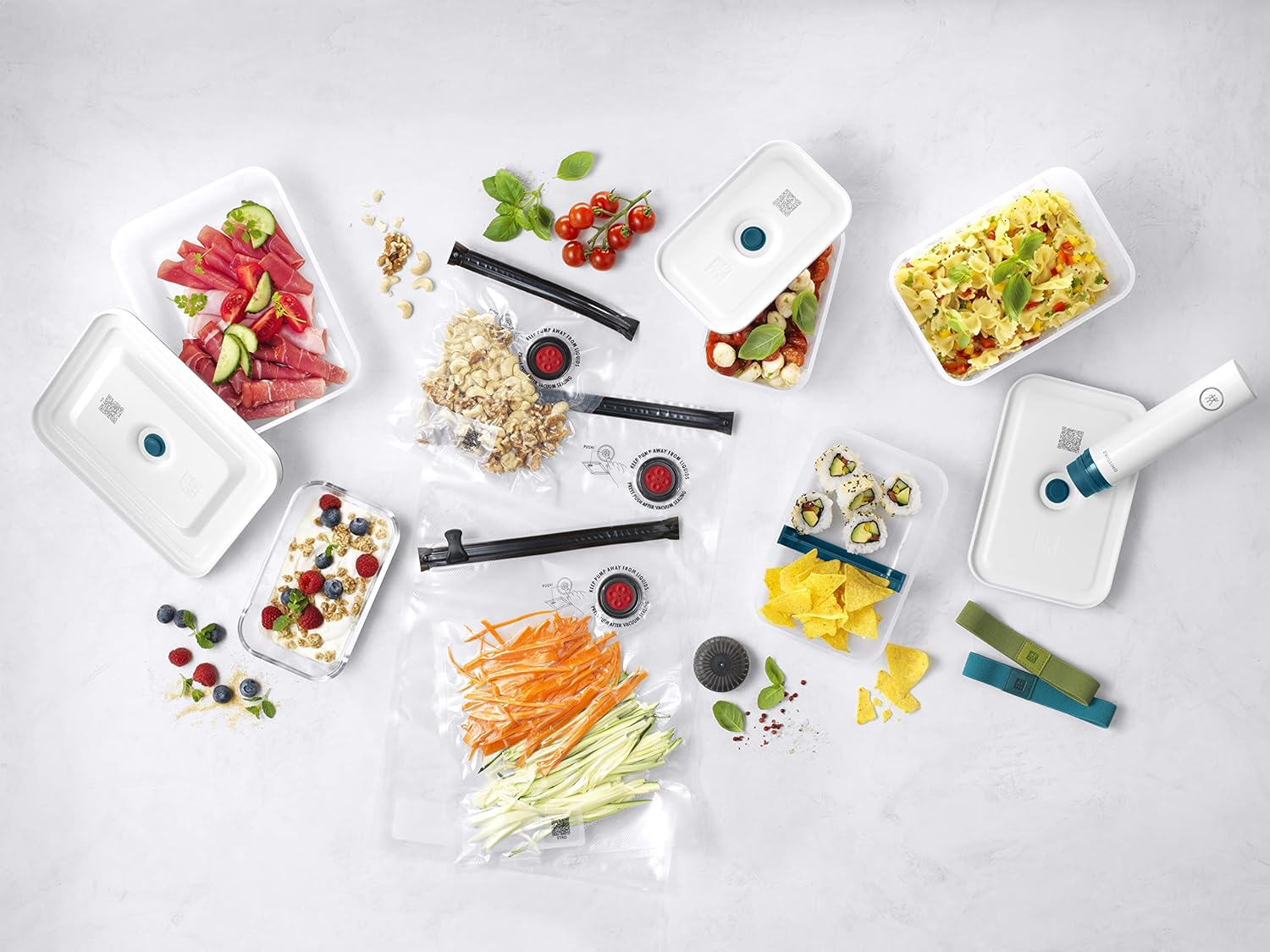 ZWILLING - Kit Fresh & Save - plastique, 16 pièces, stockage La Mer