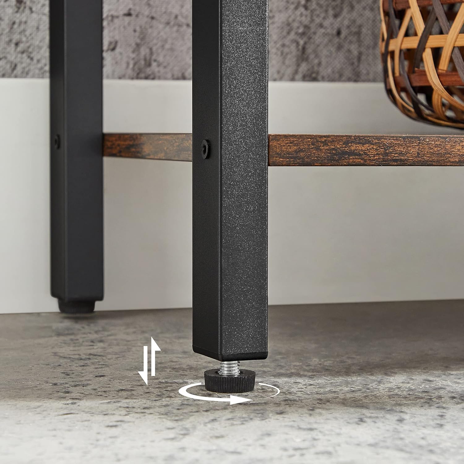 VASAGLE - étagère industrielle 14 cases, métal, 24x158x166cm, LLS107B01