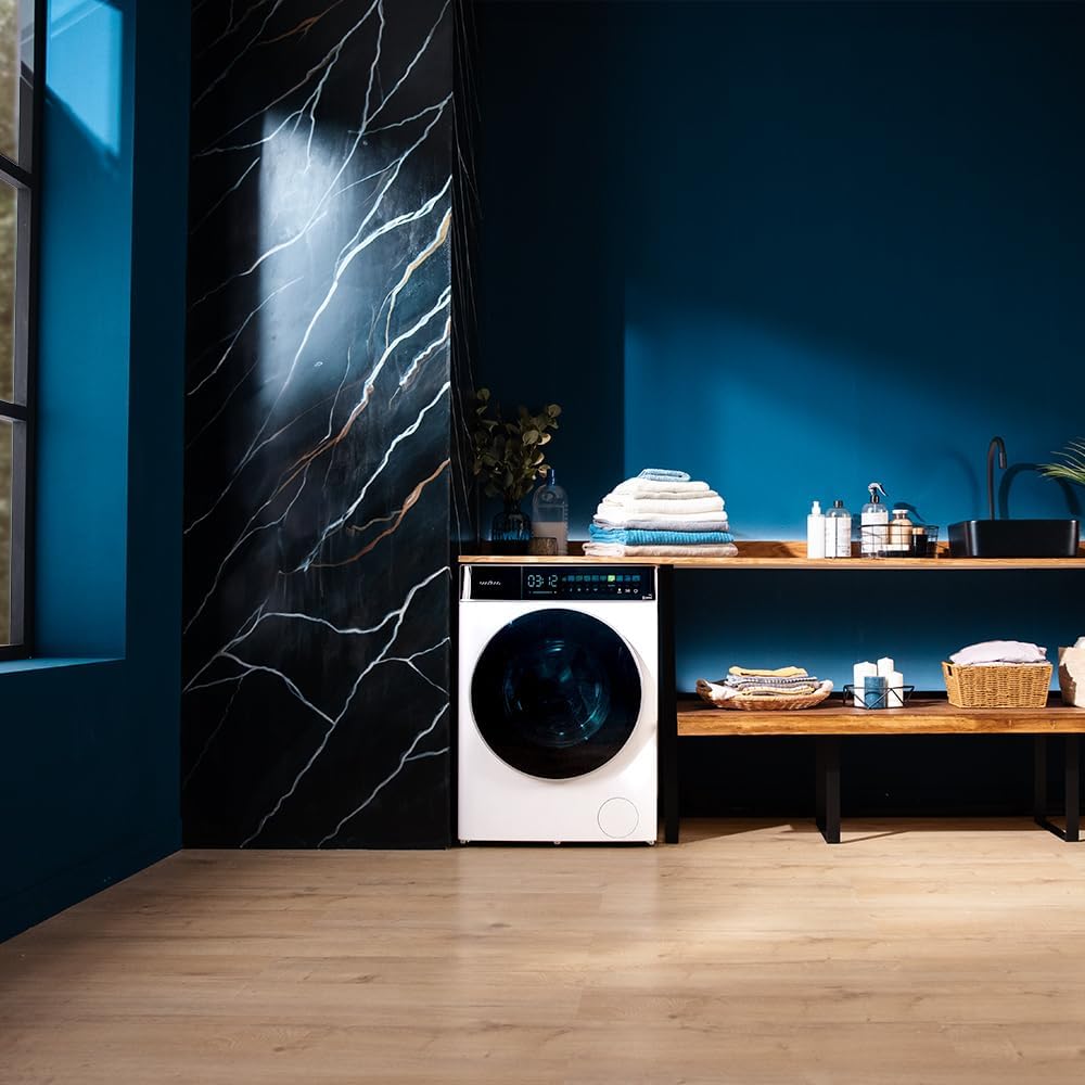 Cecotec - Bolero DressCode 9900 - 9kg, 1400rpm, 16 programmes, écran couleur, moteur inverter, SteamMax, A