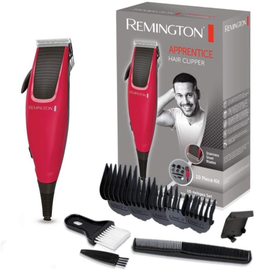 Remington - tondeuse cheveux série Apprentice - lames inox, 5 sabots, accessoires - HC5018