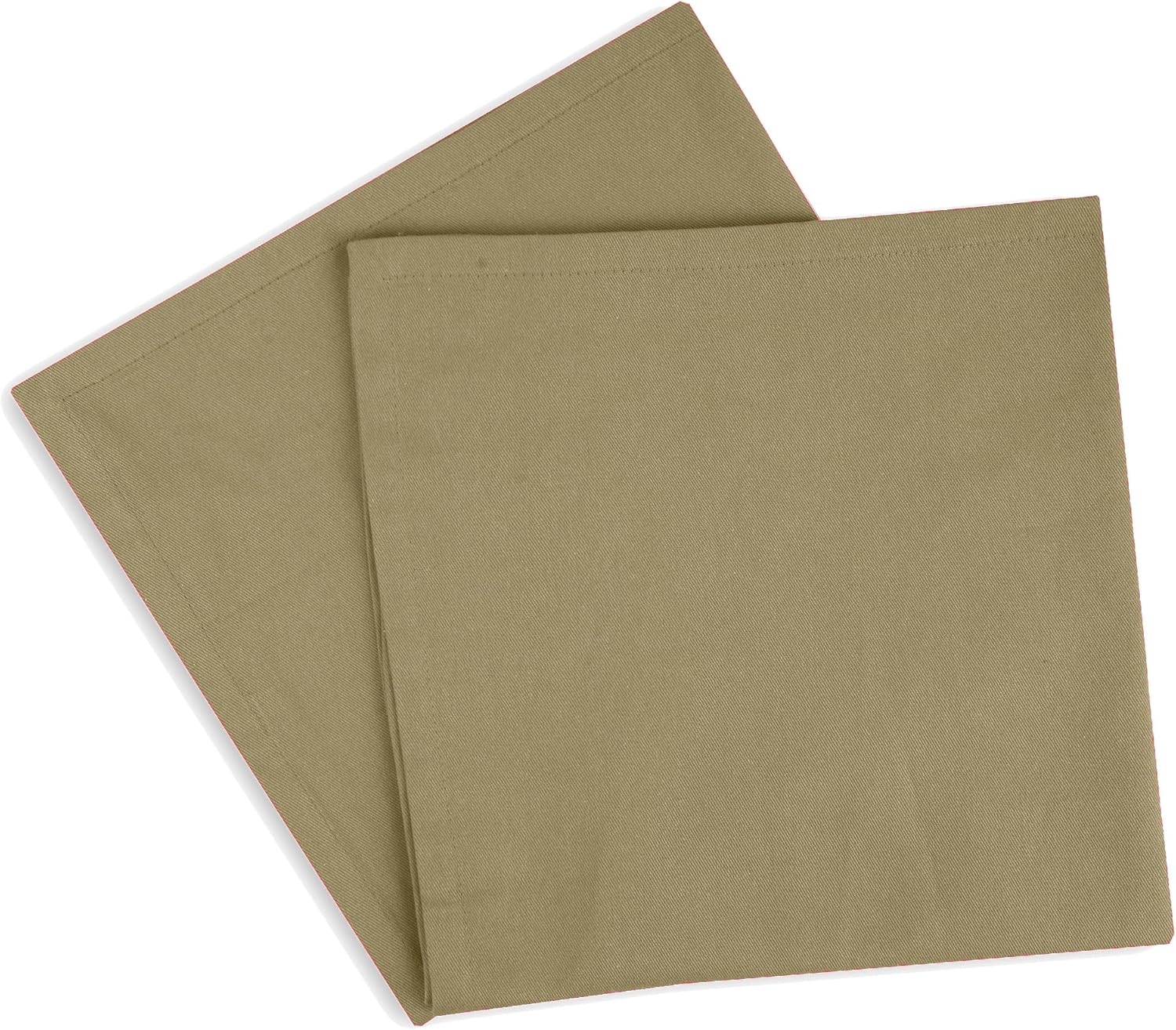 Sweet Needle - serviettes de table lot de 12 - 45x45cm coton épais coins arrondis