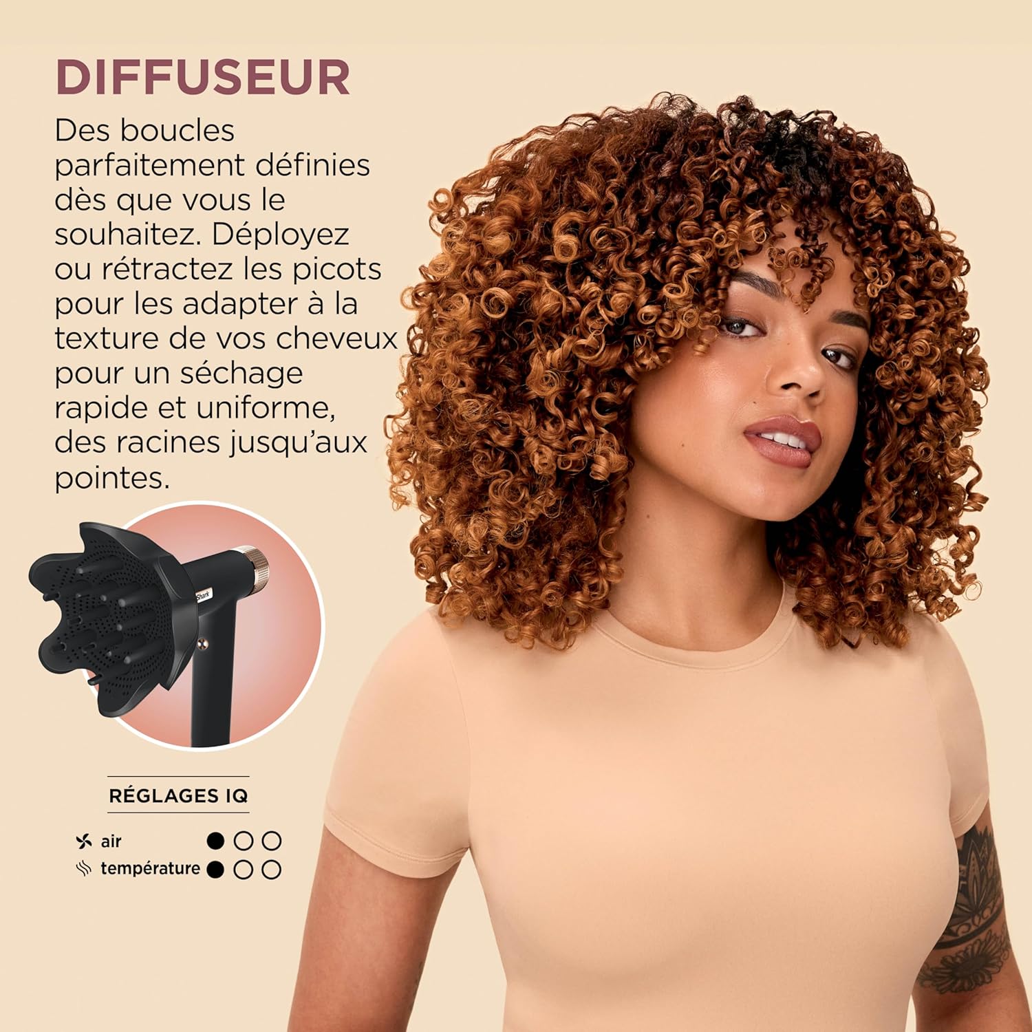 Shark - SpeedStyle - compact - séchage rapide, ionique, sans dommage