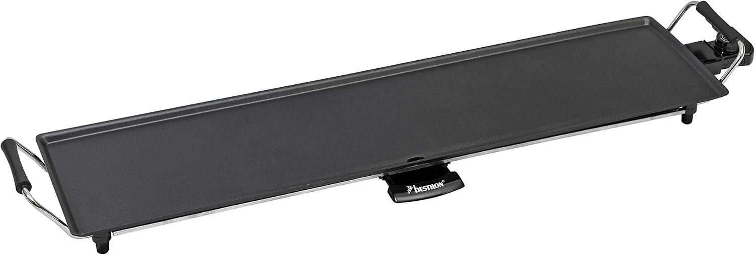 Bestron - Plancha XXL - surface extra longue - antiadhésif, 8 pers