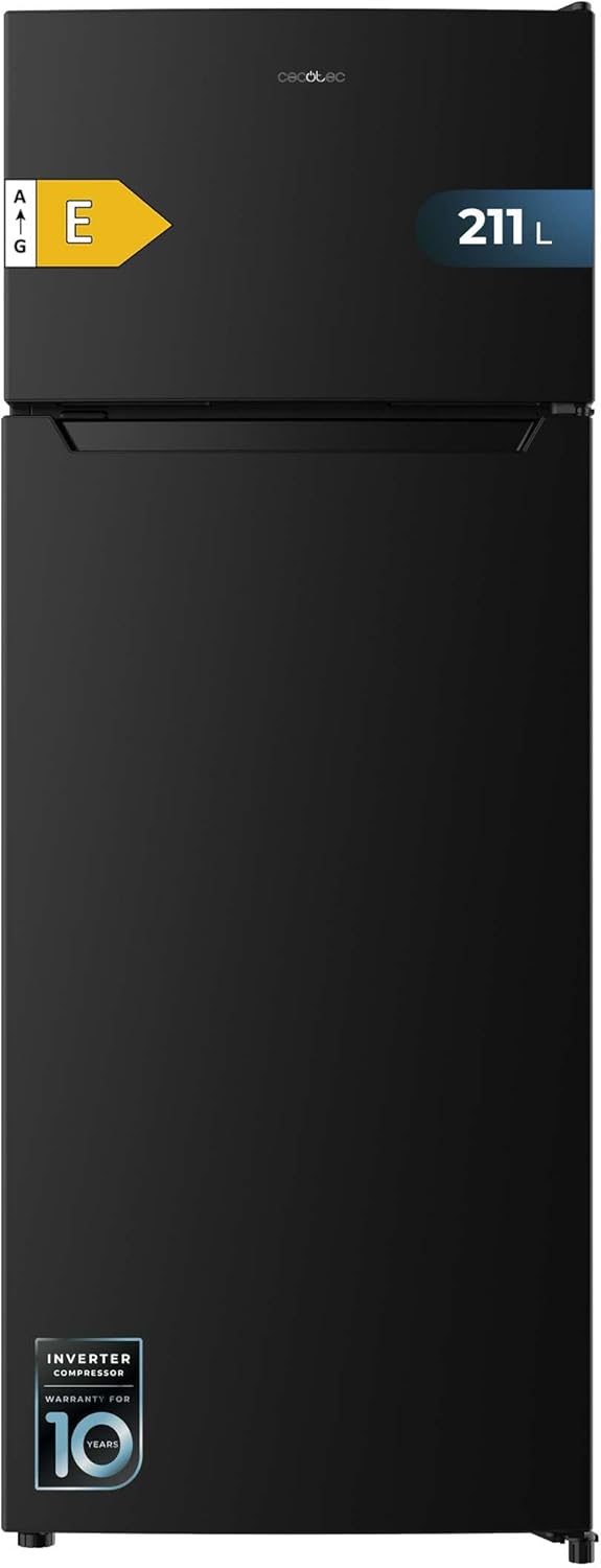 Cecotec - Bolero CoolMarket - 211L - froid auto, classe E, portes réversibles, LED, congélation rapide