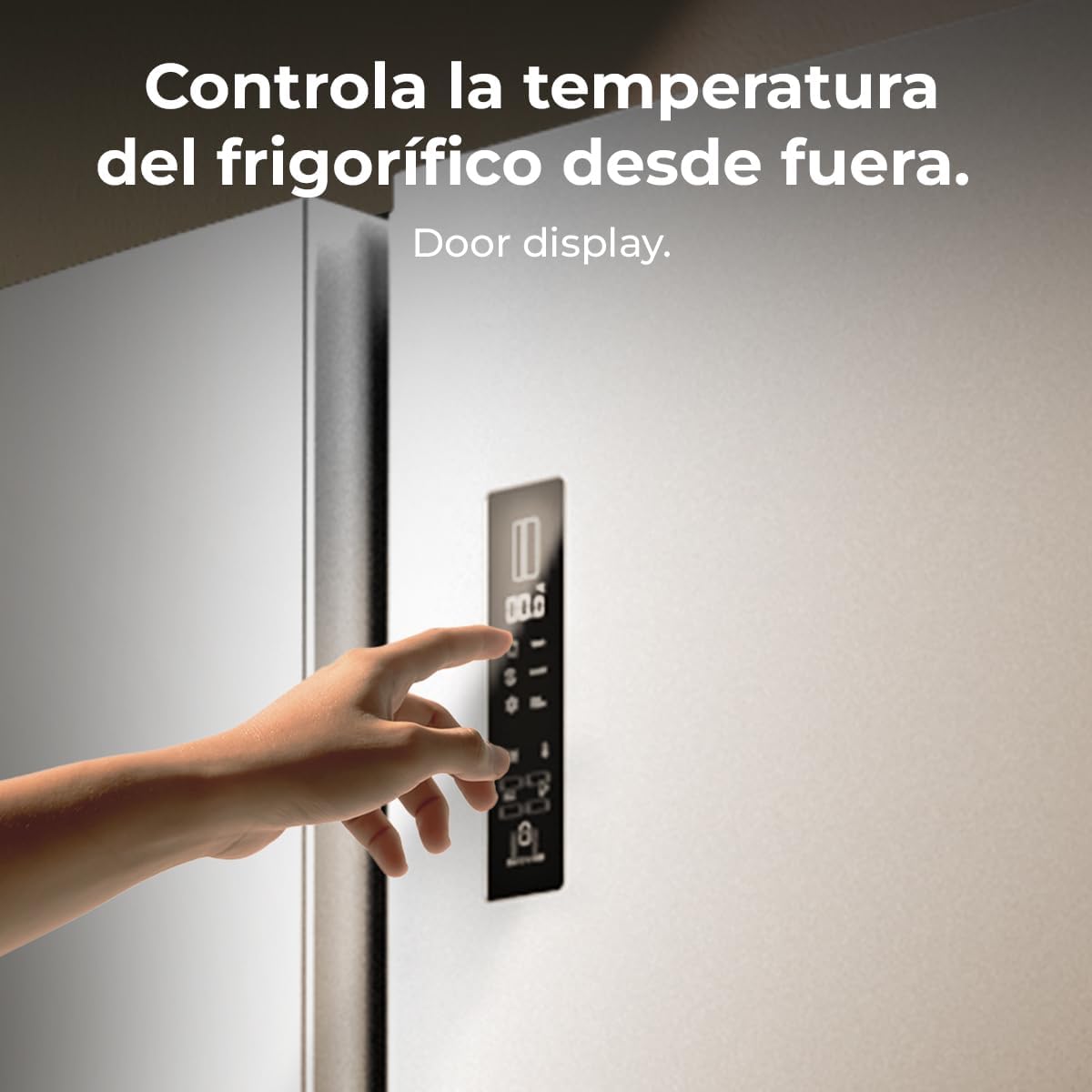 Cecotec - Bolero CoolMarket SBS 562 - 562L - No Frost, Inox, Classe D, modes Eco/Vacances, SBS 562