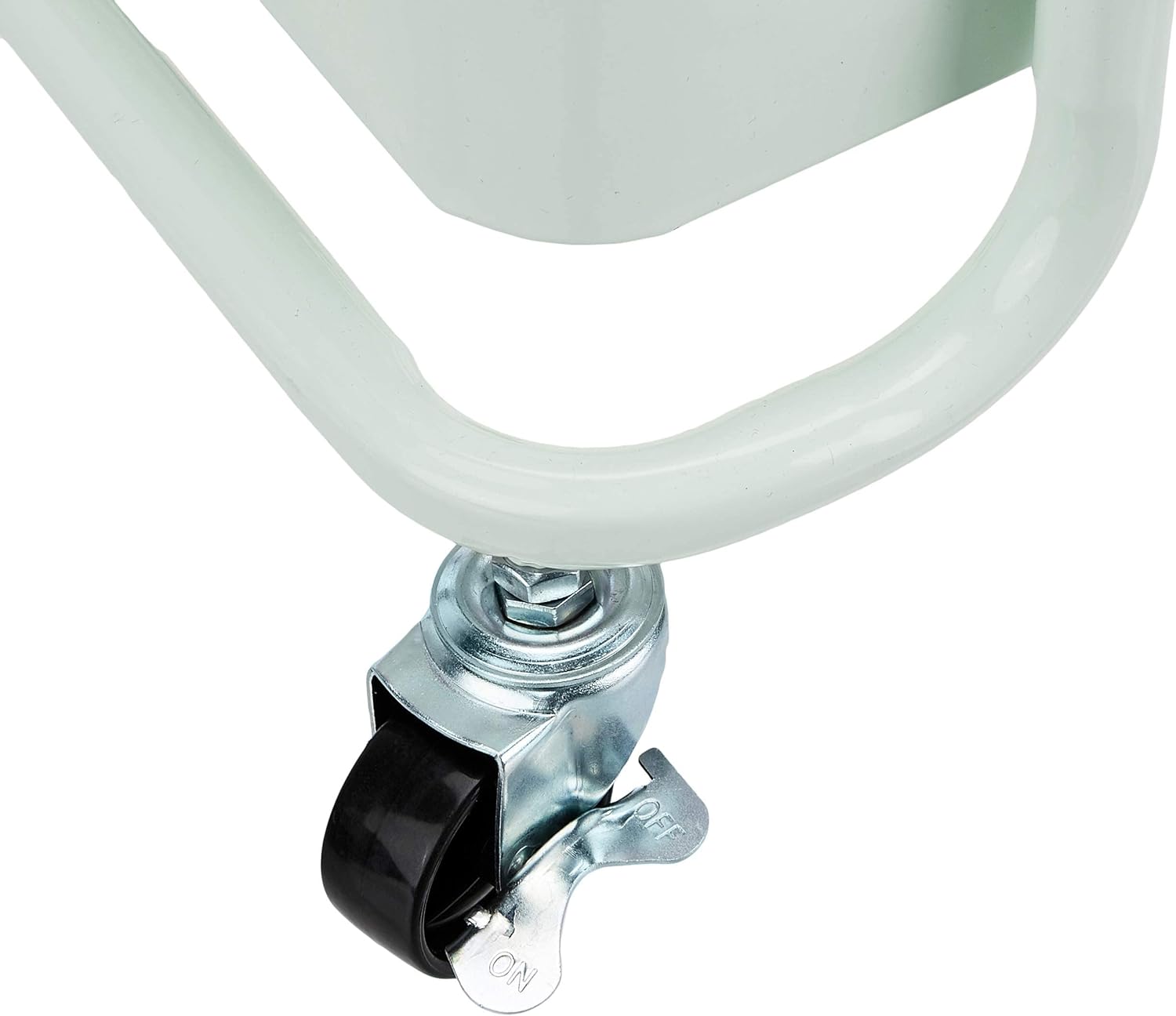 Amazon Basics - chariot 3 niveaux, roulettes, vert menthe, cuisine/buanderie