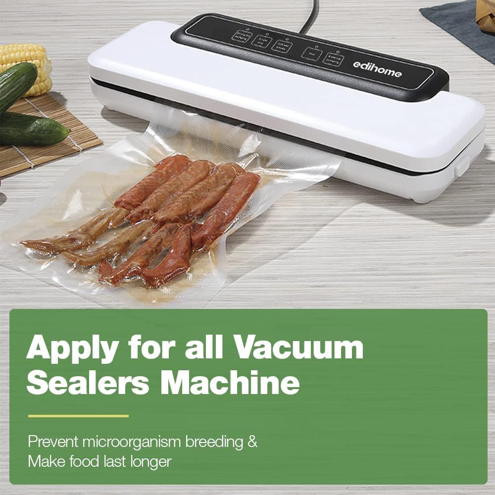 Edihome - set rouleaux sous vide - 20x300cm & 28x300cm - sans BPA, compatible cuisine