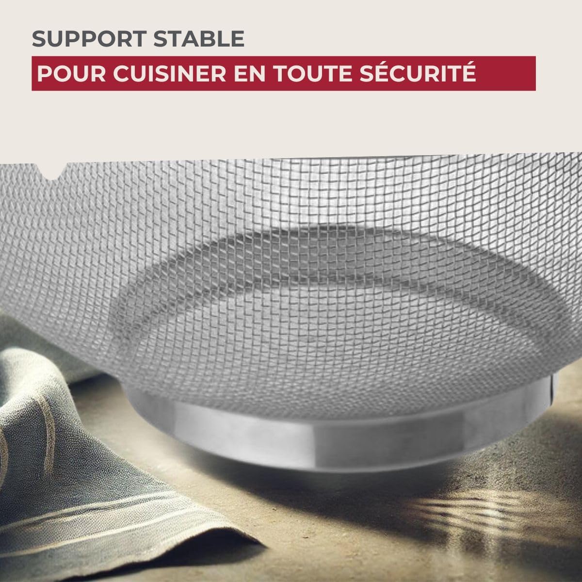 Fackelmann - set 2 passoires inox - 20 & 26 cm - tamis acier inoxydable 9983650