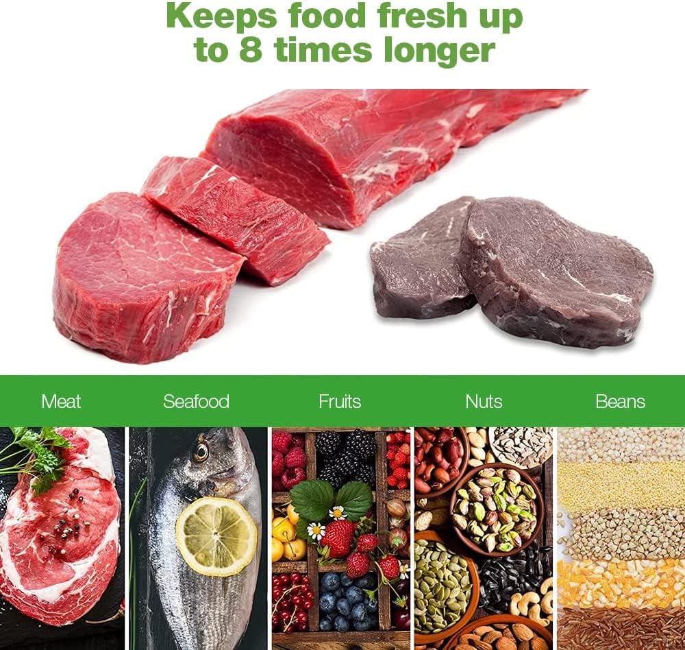 Edihome - set rouleaux sous vide - 20x300cm & 28x300cm - sans BPA, compatible cuisine