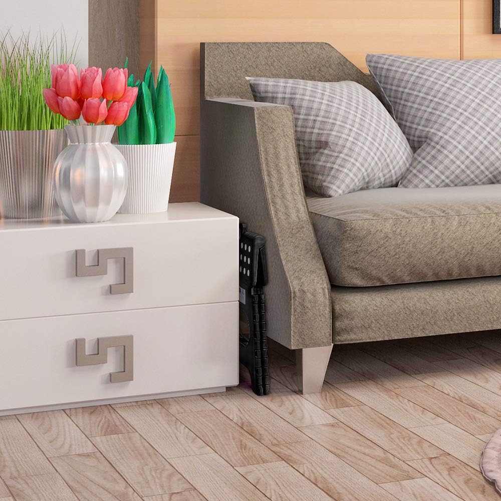 HOUSE DAY - Tabouret pliant 27 cm - 150kg, léger, compact noir