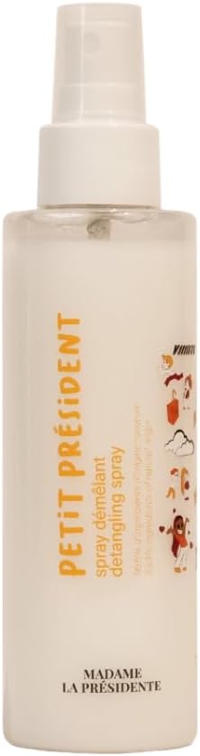 Madame La Présidente - Petit Président - 200ml - Spray démêlant enfant, 97% naturel, aloe vera, karité, hydrate et adouc