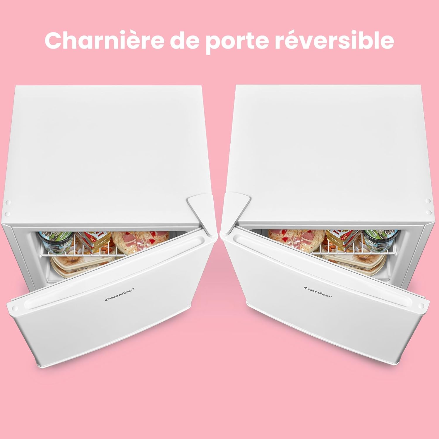 Comfee' - réfrigérateur 93L - contrôle température, silencieux, sous comptoir - RCD93WH2(E)