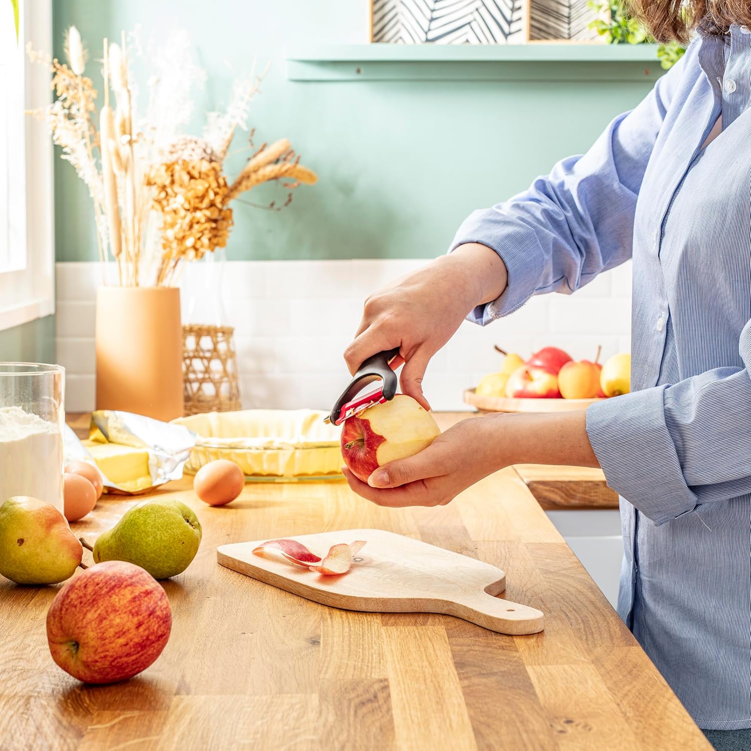 Tefal - Ingenio K2071814 - éplucheur fruits/légumes inox ergonomic