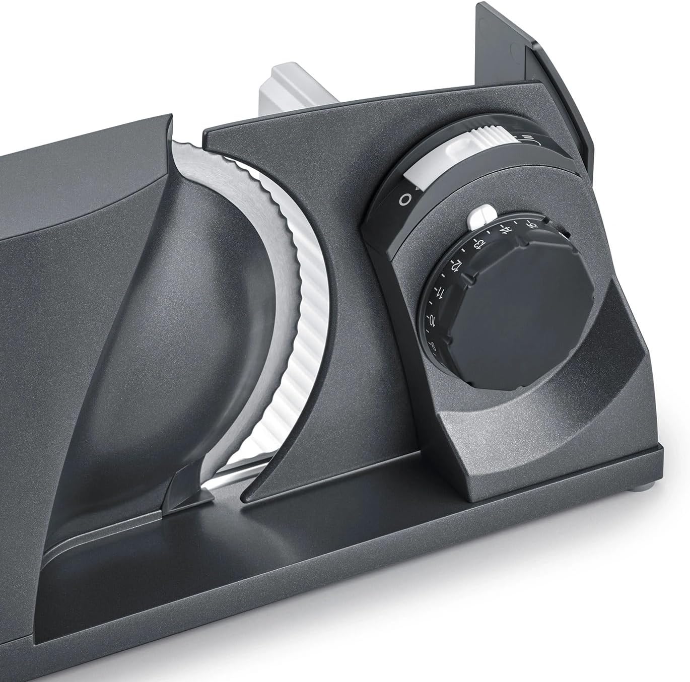 GRAEF - trancheuse universelle, compacte, lame 170 mm dentelée, épaisseur réglable, entièrement métallique, MT1006