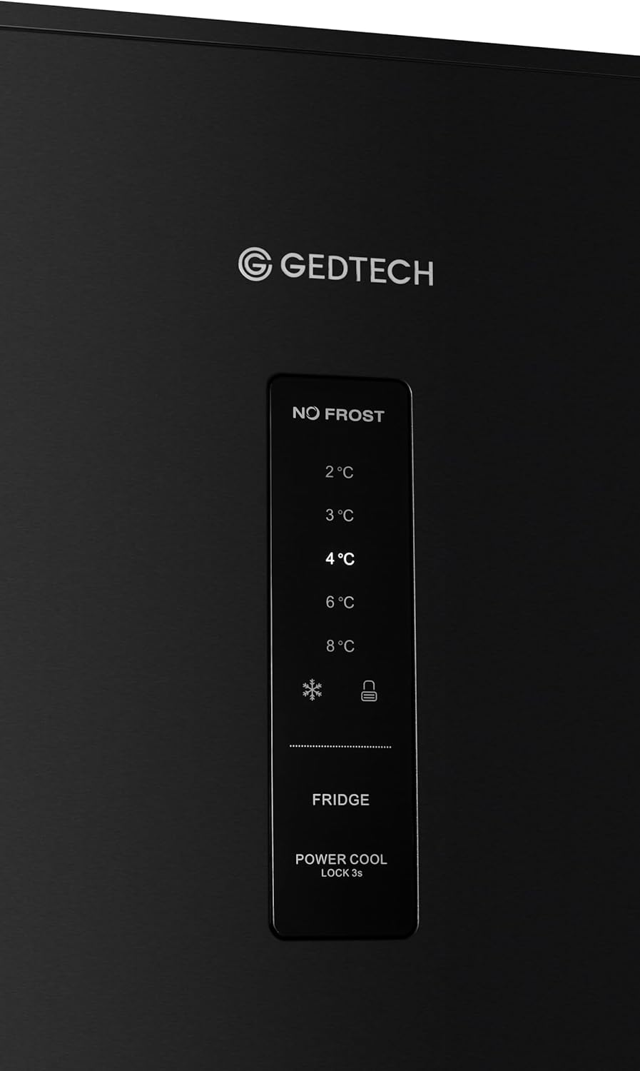 GEDTECH - Réfrigérateur combiné 415L, inox foncé, No Frost, distributeur d'eau - GDP415NFDX