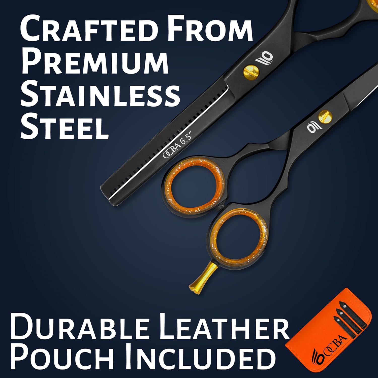 Friseurschere - professionnelle 6,5 pouces, acier inoxydable, coupe précise